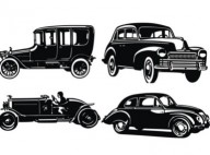 old_car_silhouettes