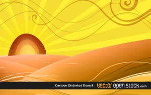 cartoon-distorted-desert